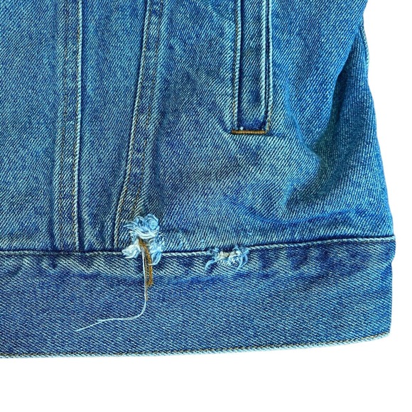 Mens Medium Denim Jacket Green Bay Packers Tailgator Embroidered LA Loving - Picture 4 of 12